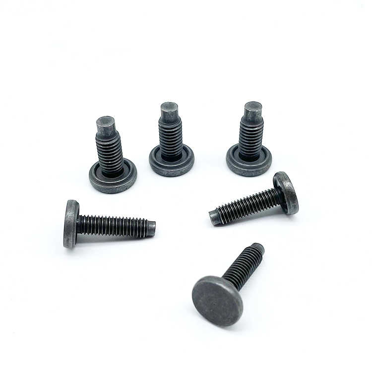 Flat Round Head Weld Screws Rings Projection